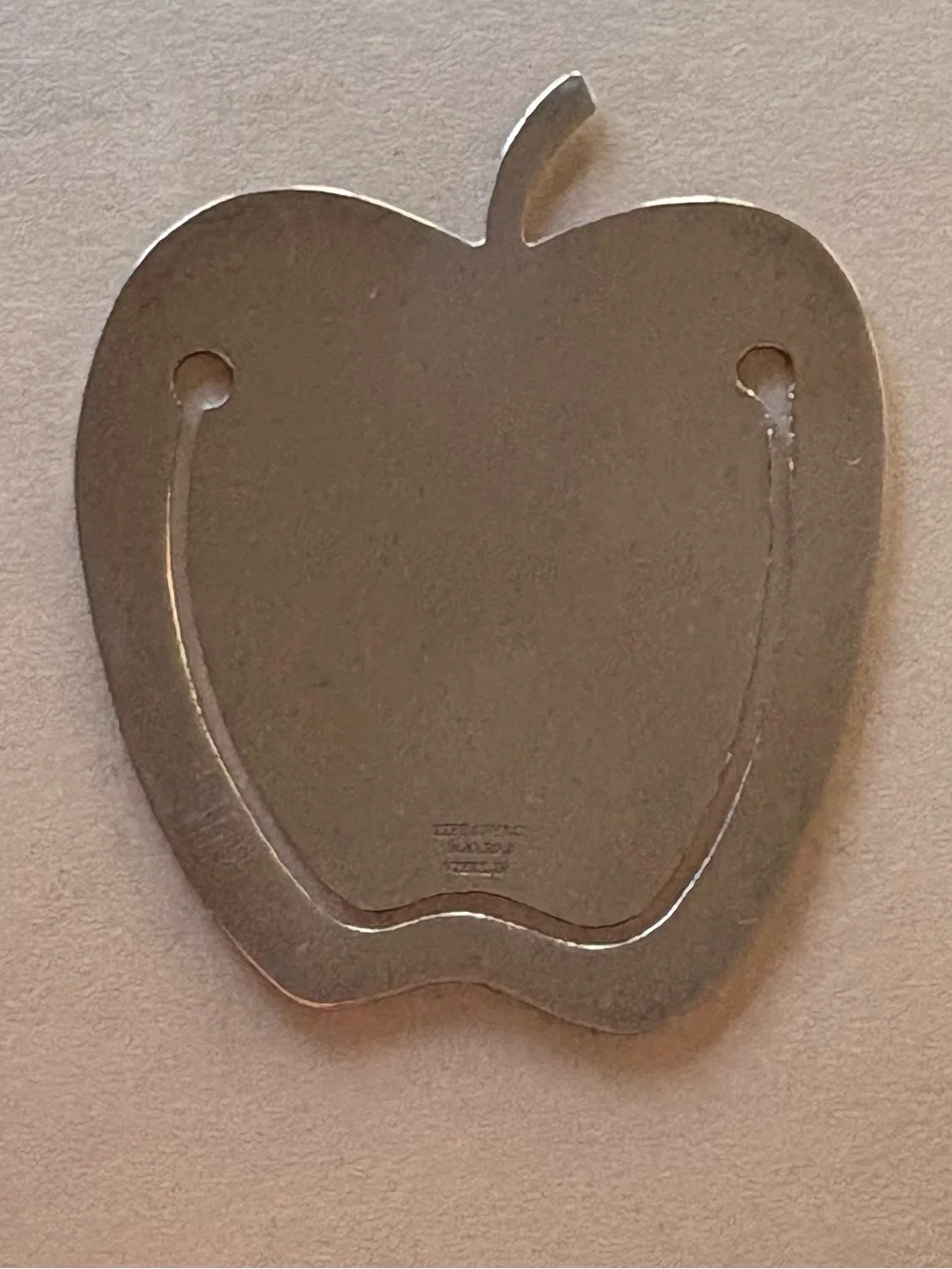 Tiffany & Co Sterling Silver Apple Bookmark
